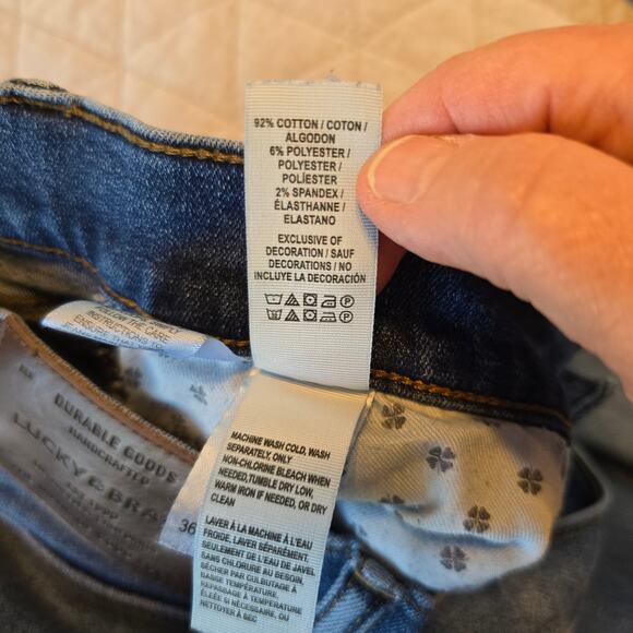 Lucky Brand 363 Straight Jeans Men's 30/30 Medium Wash Casual Party Normcore - Picture 6 of 8